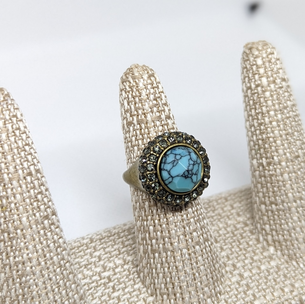 Retro Pave Cocktail Ring🍸💍